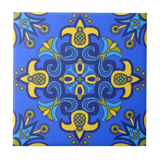 Talavera Tile Fliese (Vorderseite)