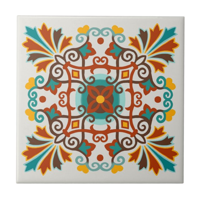 Talavera Tile Fliese (Vorderseite)