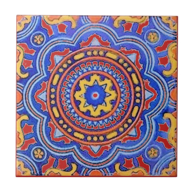 Talavera Tile Fliese (Vorderseite)