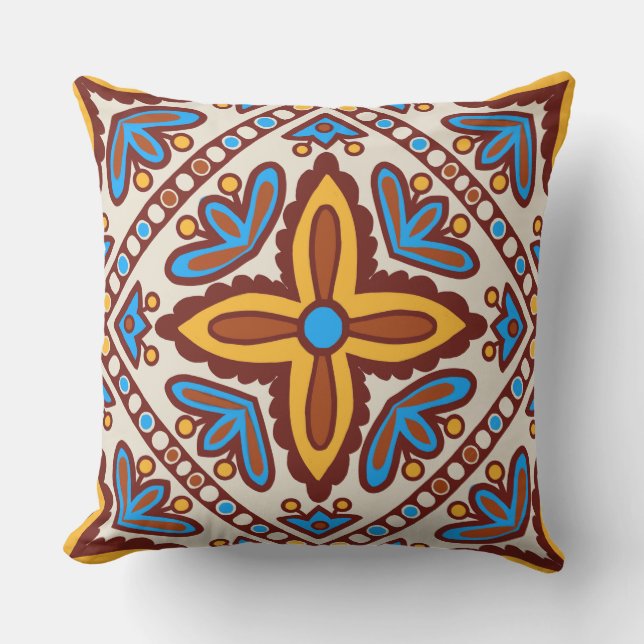 Talavera Tile Kissen (Vorderseite)