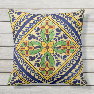 Talavera Tile Kissen