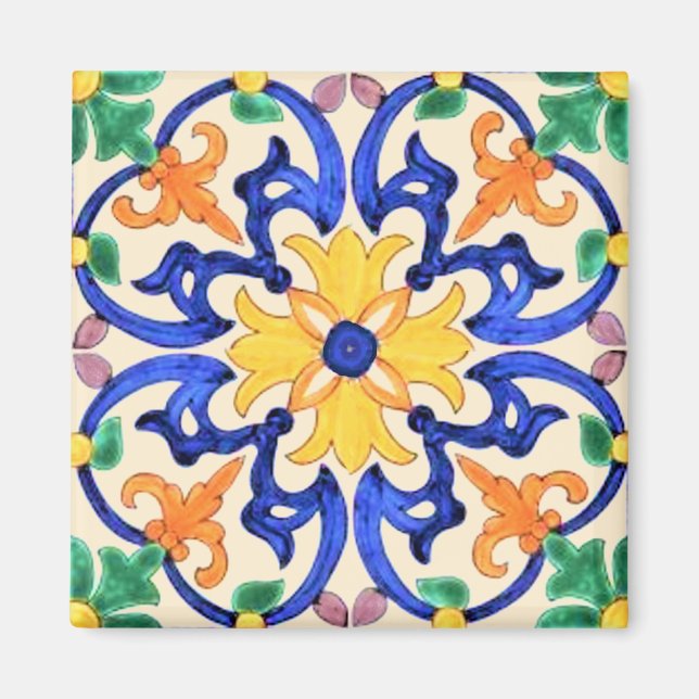 Talavera Tile Magnet (Vorne)