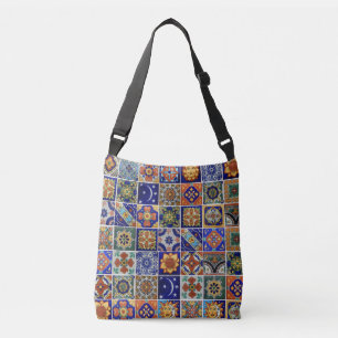 Talavera Tile Südwest Style anpassbar Tragetaschen Mit Langen Trägern