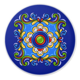Talavera Tile Version 3 Keramik Drawer Knob Keramikknauf