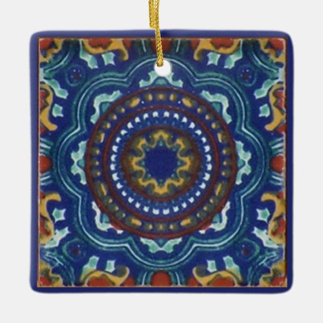 Talavera Tiles 2 Keramikornament (Vorderseite)