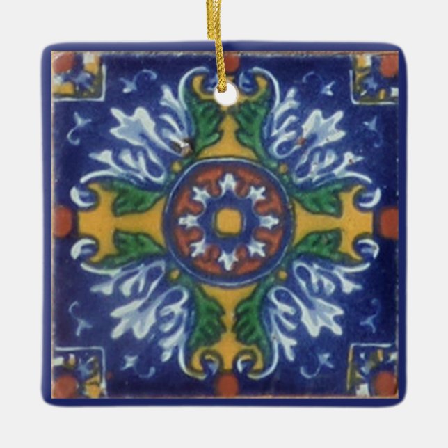Talavera Tiles 3 Keramikornament (Vorderseite)