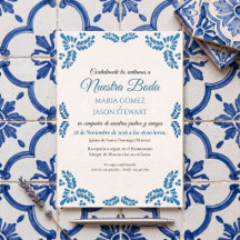 Talavera Türkis Minimalistische Spanische Hochzeit