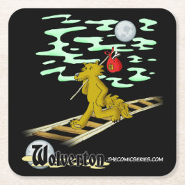 Talbot auf den Bahnen Rechteckiger Pappuntersetzer