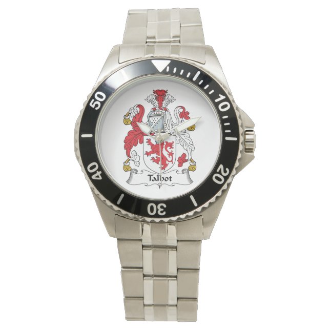 Talbot Familienwappen Armbanduhr (Vorderseite)