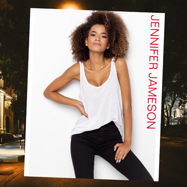 Talent Audition Headshot | Portrait Foto Print (Full bleed headshot template vertical name multiple colors available, 3/4 headshots actor poses)