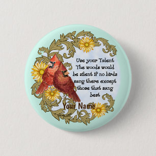 Talent christlicher Kardinal Button