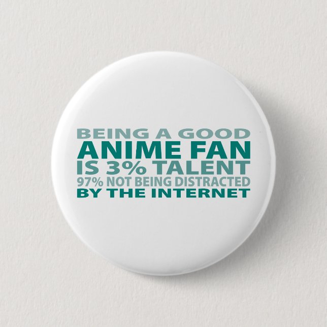 Talent des Anime-Fan-3% Button (Vorderseite)