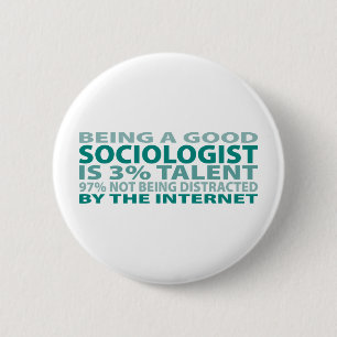 Talent des Soziologe-3% Button