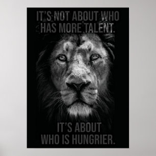 Talent gegen Hunger - Bleibe Hunger - Löwenerfolg Poster