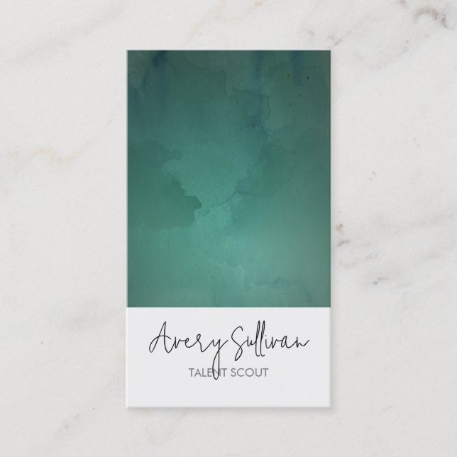 Talent Scout Manager Entertainment Business Card Visitenkarte (Vorderseite)