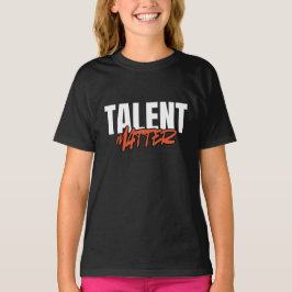 Talentfragen Motivierend Typografie-Zitate T-Shirt