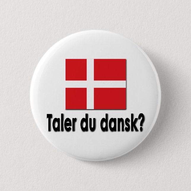 Taler du Dansk? Button (Vorderseite)