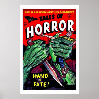 Tales of Horror Vintage-Comic-Book-Cover-Poster Poster