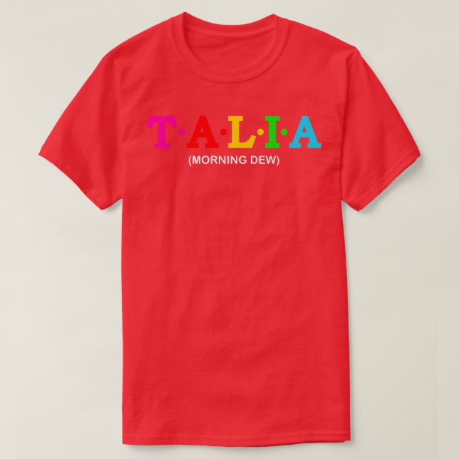 Talia Morning Dew T-Shirt (Design vorne)