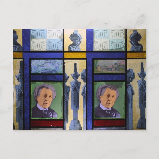 Taliesin West Drawer #2 Collage Postkarte (Vorderseite)