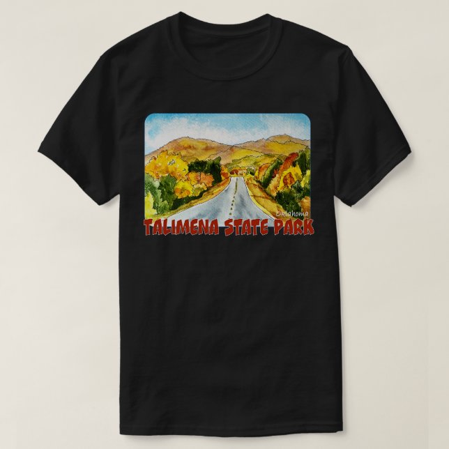 Talimena Staat Park Oklahoma T-Shirt (Design vorne)