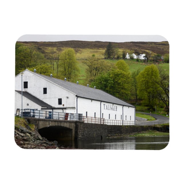 Talisker Whisky Brennerei auf Skye, Schottland Magnet (Horizontal)