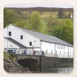 Talisker Whisky Brennerei auf Skye, Schottland Rechteckiger Pappuntersetzer