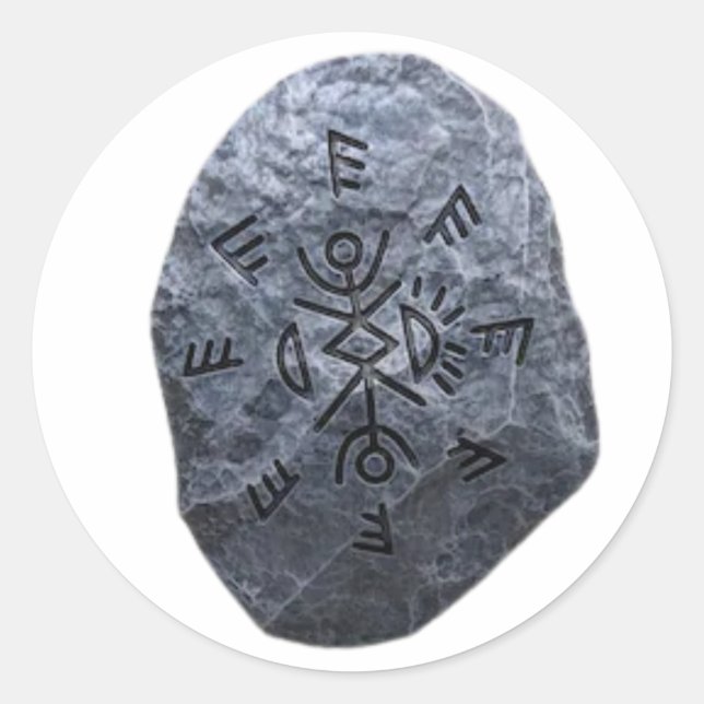 Talisman aus der Fernsehserie Runder Aufkleber (Vorderseite)