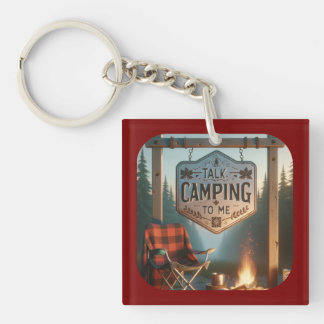 Talk Camping to Me – Keychain Adventure Gear Schlüsselanhänger