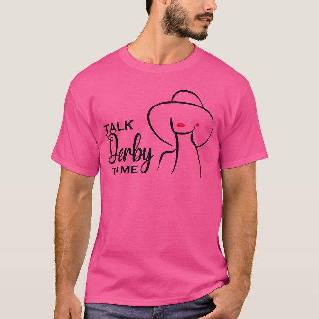 Talk Derbyo Me WoS Pferd Geschenk T-Shirt (Vorderseite)