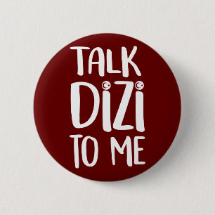 Talk Dizi Bold Maroon Button