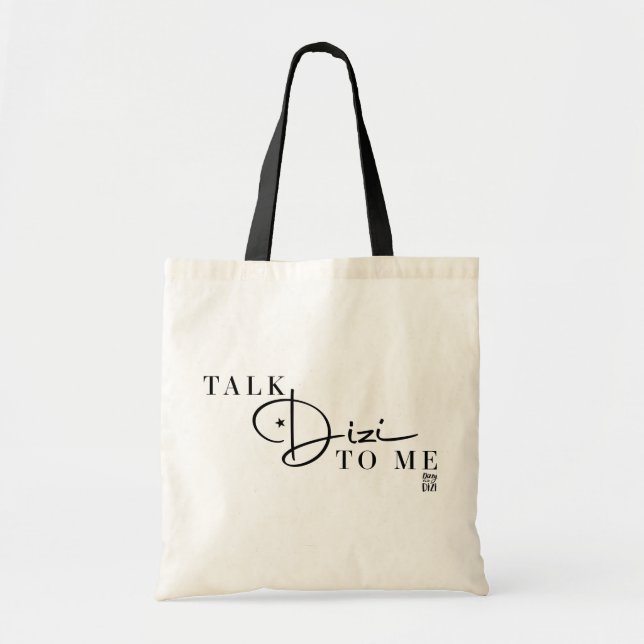 Talk Dizi Script Black Basic Tasche (Vorne)