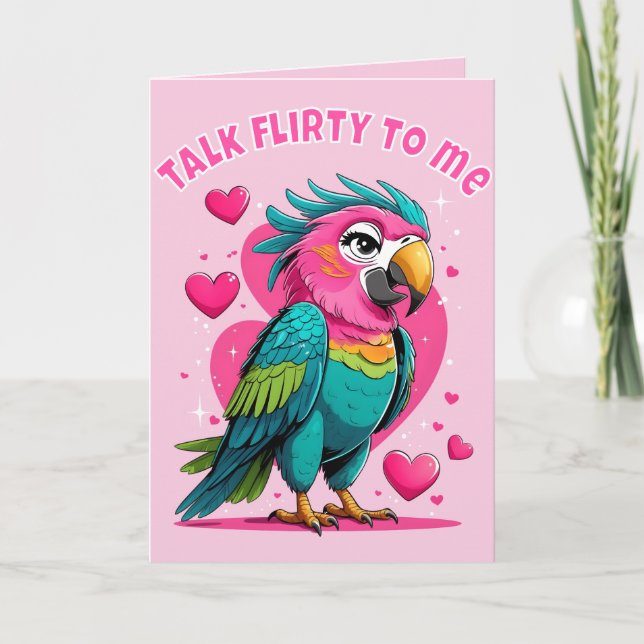 Talk Flirty To Me Card Karte (Vorderseite)