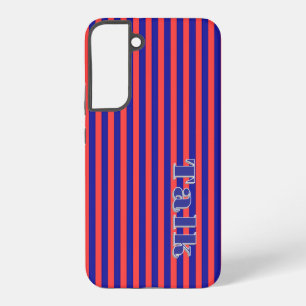 Talk Logo Red Blue Stripes Samsung Handy Fall Galaxy Hülle