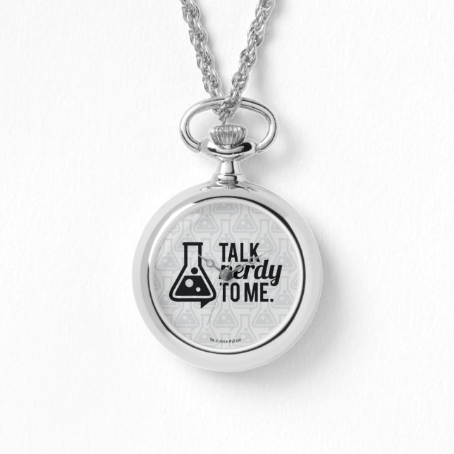 Talk Nerdy Armbanduhr (Vorderseite)