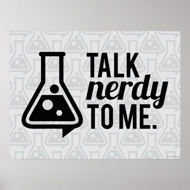 Talk Nerdy Poster (Vorne)