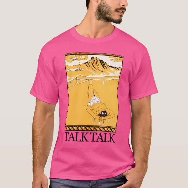 Talk Retro Style Ästhetik Design T-Shirt (Vorderseite)