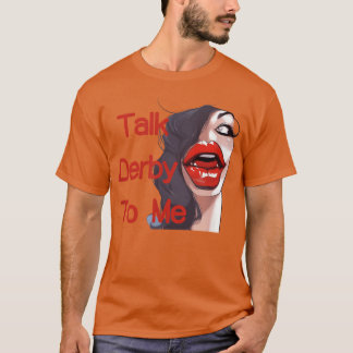 TalkDerbyFunnyHorseRacing Mädchen T-Shirt