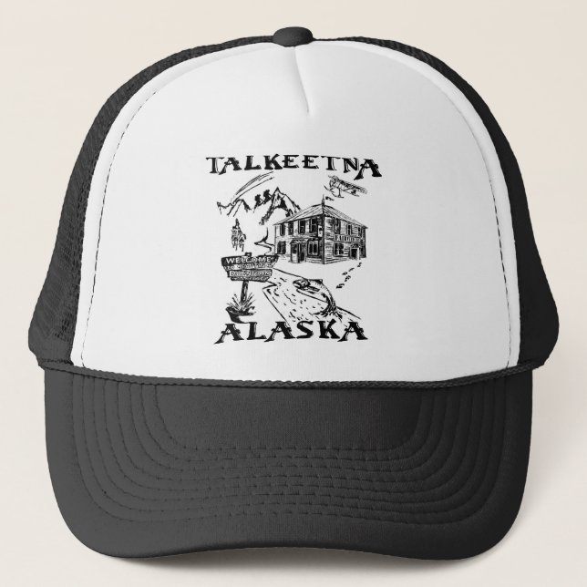 Talkeetna Alaska Denali Nationalpark Truckerkappe (Vorderseite)