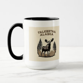 Talkeetna Alaska Moose Tasse