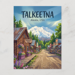 Talkeetna Alaska Postkarte