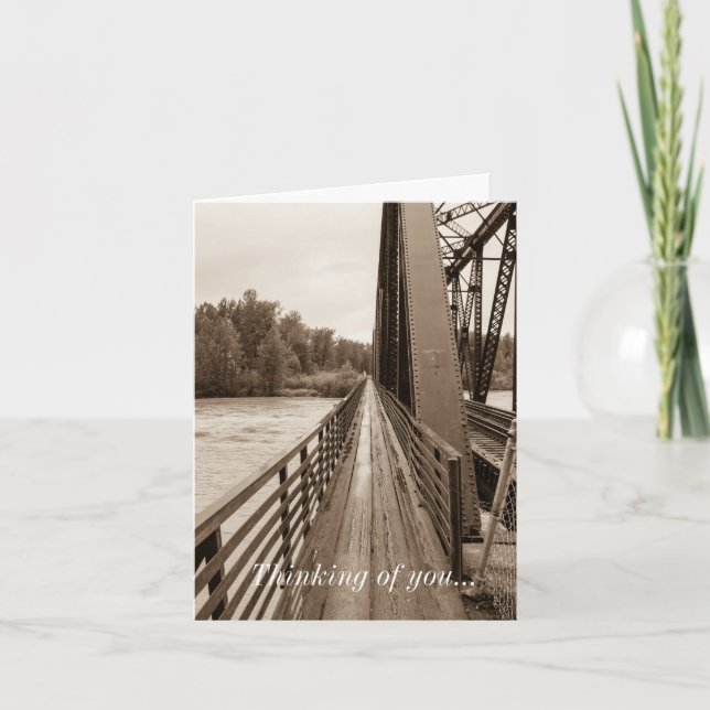 Talkeetna Eisenbahnbrücke Karte (Vorderseite)