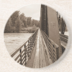 Talkeetna Railroad Bridge Walkway Untersetzer
