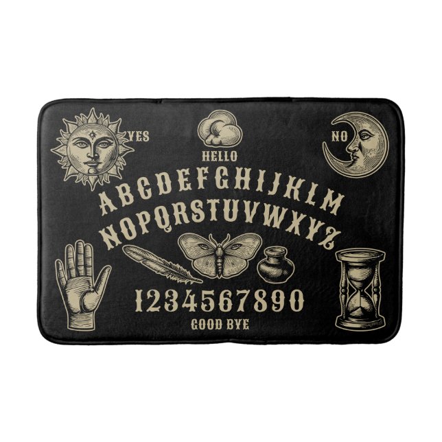 Talking Board Spirit Communication Badematte (Vorderseite)