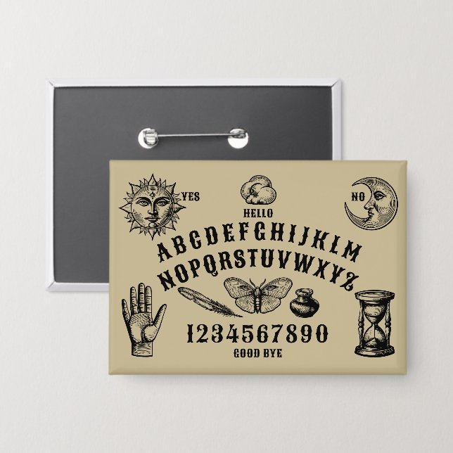 Talking Board Spirit Communication Button (Vorderseite/Rückseite)