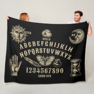 Talking Board Spirit Communication Fleecedecke