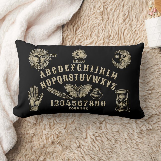 Talking Board Spirit Communication Lendenkissen (Decke)