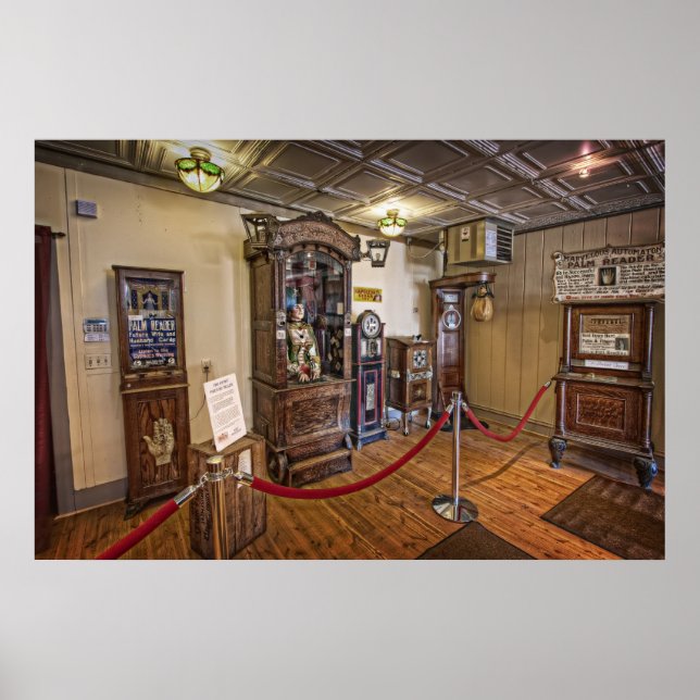 TALKING FORTUNE TELLER PENNY ARCADE GAME c. 1900 Poster (Vorne)