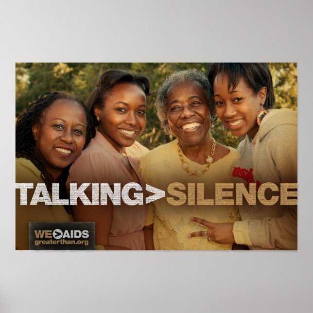 Talking > Silence Generations Poster (Vorne)