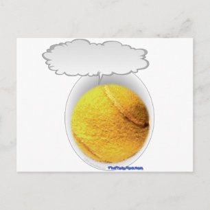 Talking Tennis Ball Postkarte